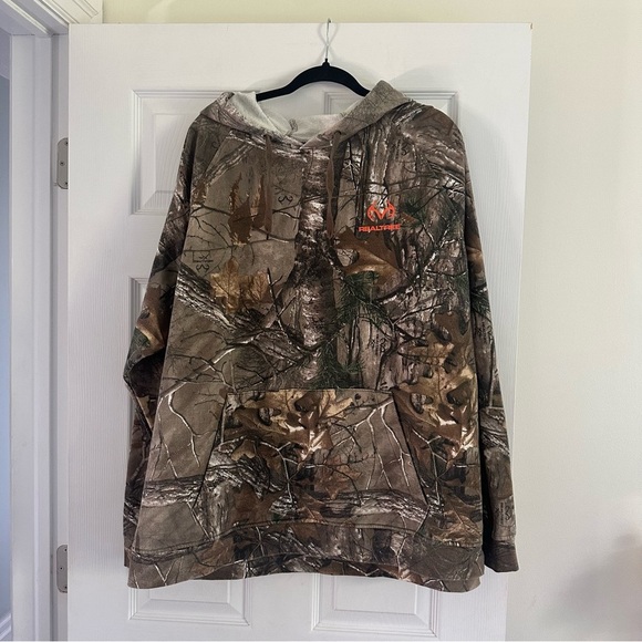 Size XXL Men’s Real Tree Camouflage Hunting Hoodie - Picture 1 of 3